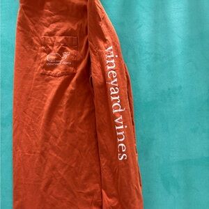 Vineyard Vines Men's Orange Shirt